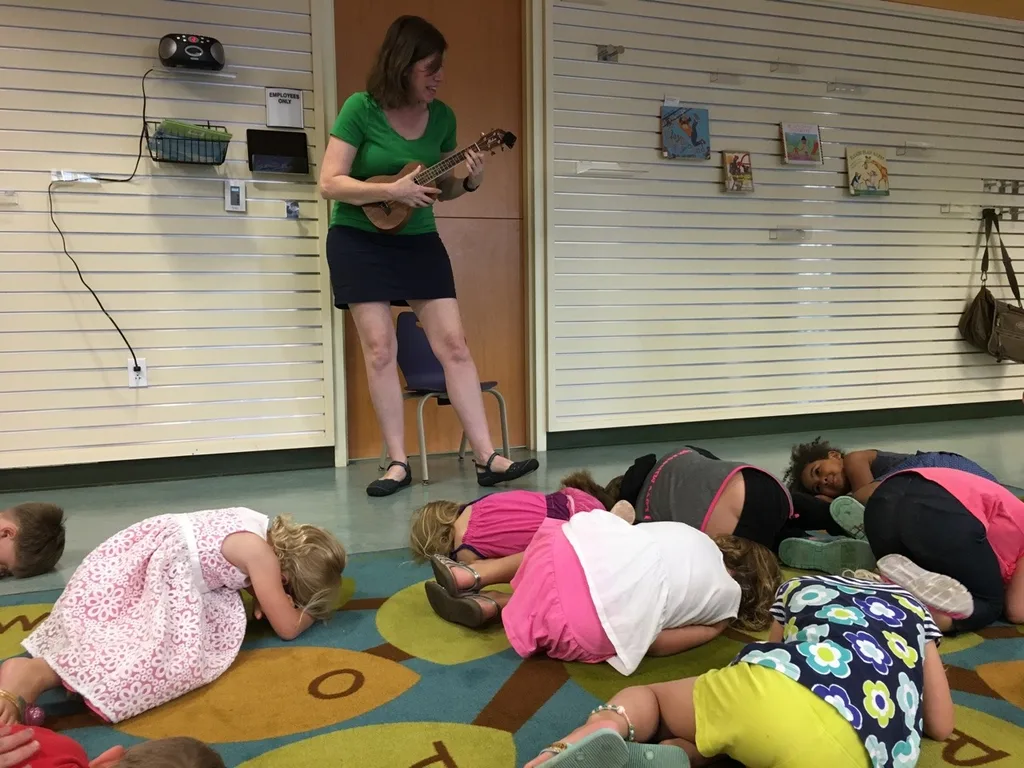 Abby was not happy about going to the library, but it turns out that big girls do still like storytime!