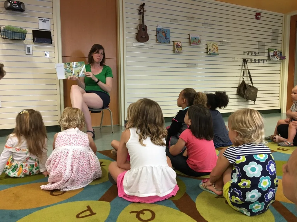 Abby was not happy about going to the library, but it turns out that big girls do still like storytime!