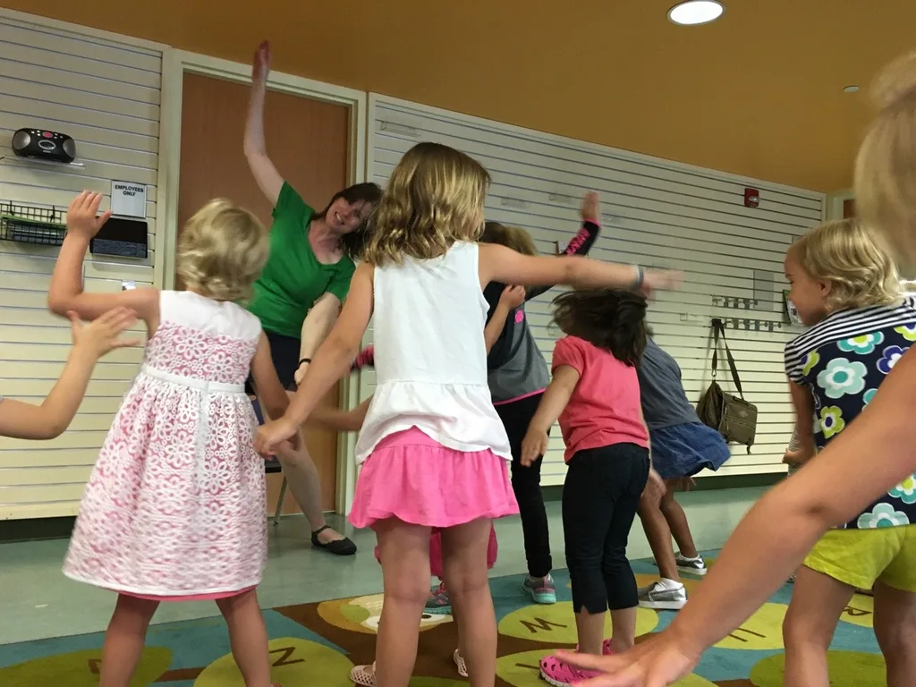 Abby was not happy about going to the library, but it turns out that big girls do still like storytime!