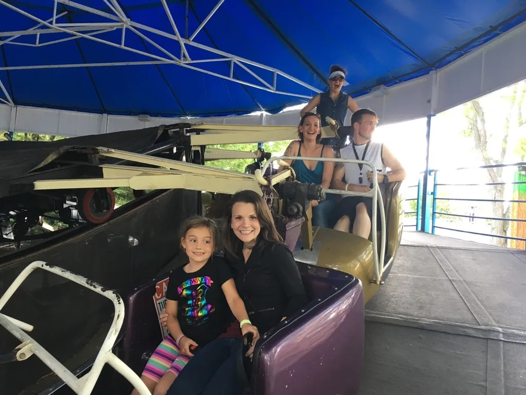 The girls had a blast celebrating Abby’s birthday at Coney Island. We were all so thankful for nice aunties willing to ride many spinning rides with little girls. Abby rode everything she was tall enough to ride. Gwen and Josie both tried the scrambler for the first time, and loved it. Gwen braved the Viking ship. And, the highlight of the evening, was Josie climbing up on the Coney Kids Sing stage to perform “Call Me Maybe” before a crowd.