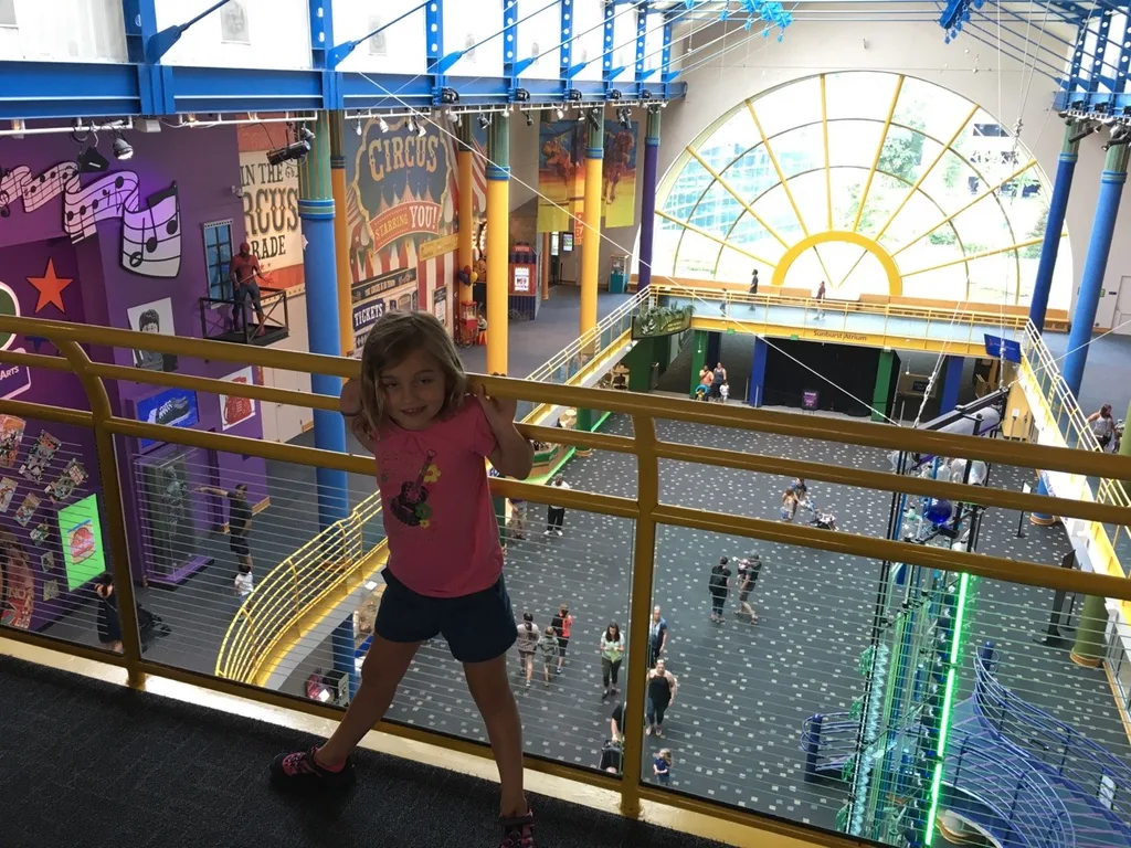 The first and last time I visited the Indianapolis Children’s Museum, I was almost exactly Abby’s age. I know I loved it, but the only thing I really remember was the indoor carousel. It’s still there, and so much more. We all had a great time! I think the girls now have their own fond memories.