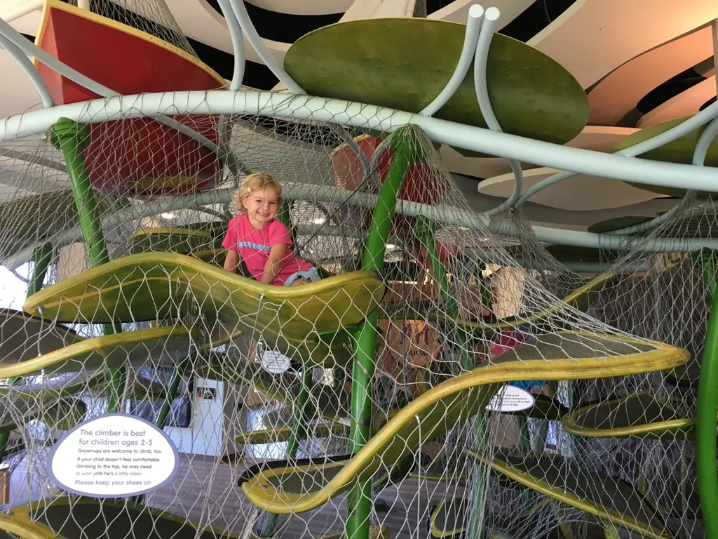 The first and last time I visited the Indianapolis Children’s Museum, I was almost exactly Abby’s age. I know I loved it, but the only thing I really remember was the indoor carousel. It’s still there, and so much more. We all had a great time! I think the girls now have their own fond memories.