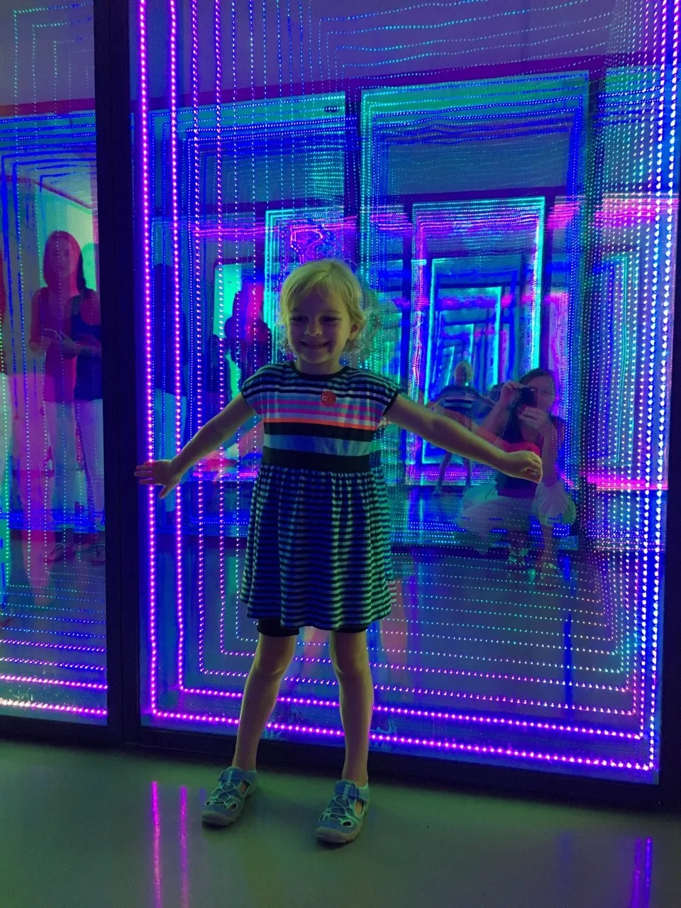 Girl date #3: After hearing about Josie’s fun experience at the Contemporary Arts Center, Gwen wanted to go too! Her unique ideas were to ride the street car and eat lunch at Skyline. I’m not sure how we managed to avoid it for so long, but this was actually Gwen’s first time eating her favorite food at the restaurant.