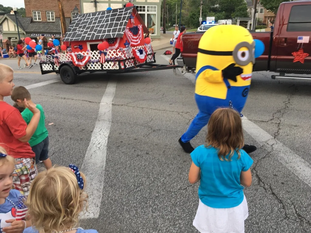 July 3rd fun: Blue Ash Nature Park in the afternoon , and then the Madeira Independence Day parade and fireworks that evening.