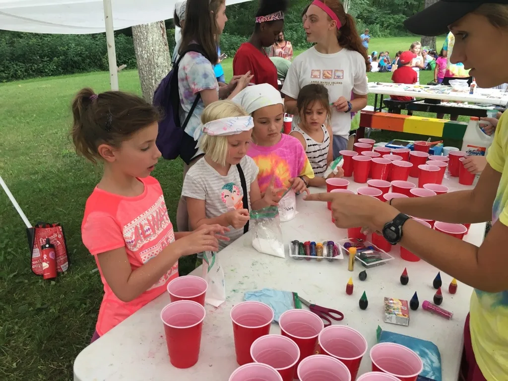 The weather was very HOT and it rained on Friday, but it was still a great week at Girl Scout camp. These girls were all “alive, alert, awake, enthusiastic” outdoor adventurers.