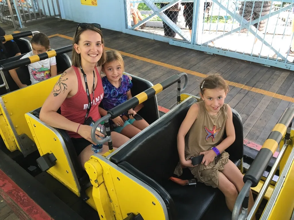 With just a few more weeks of summer vacation, Abby’s summer bucket list is complete! Abby “sort of” liked roller coasters, but loved water slides, even crazy ones that freaked her mama out!