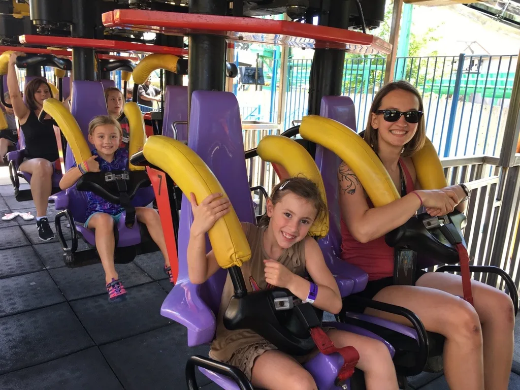 With just a few more weeks of summer vacation, Abby’s summer bucket list is complete! Abby “sort of” liked roller coasters, but loved water slides, even crazy ones that freaked her mama out!