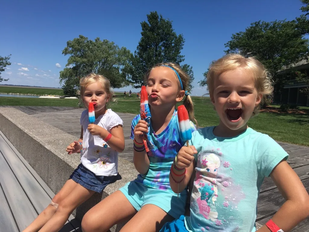 I asked the girls what their favorite part of today was and Josie said that she enjoyed collecting shells, Gwen liked roasting S'mores, and Abby was a big fan of the hot tub.