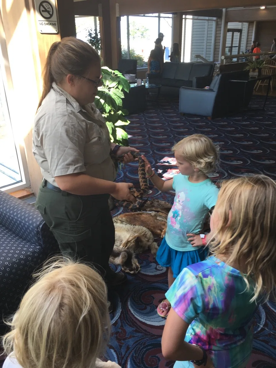 I asked the girls what their favorite part of today was and Josie said that she enjoyed collecting shells, Gwen liked roasting S'mores, and Abby was a big fan of the hot tub.