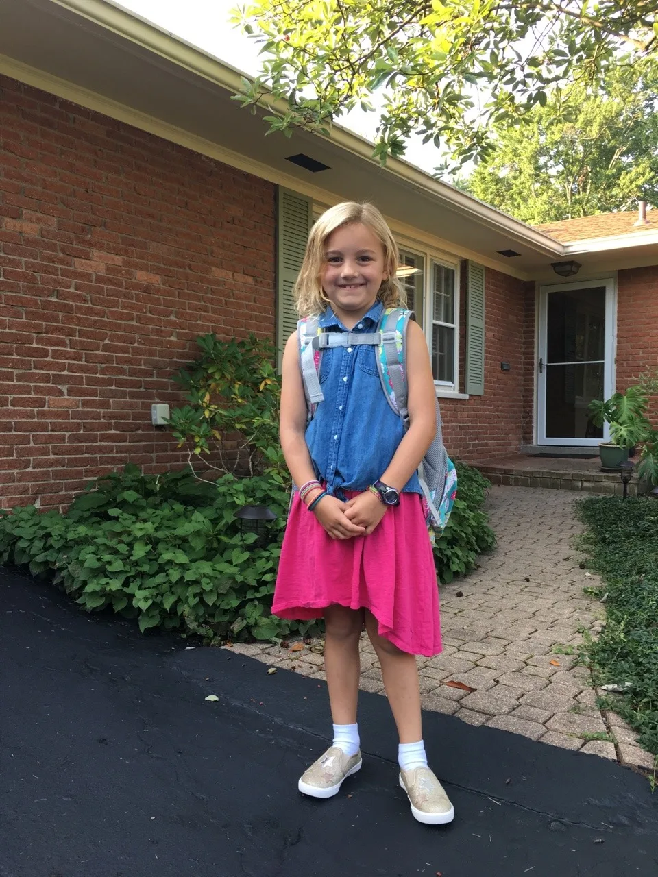 First day of second grade!