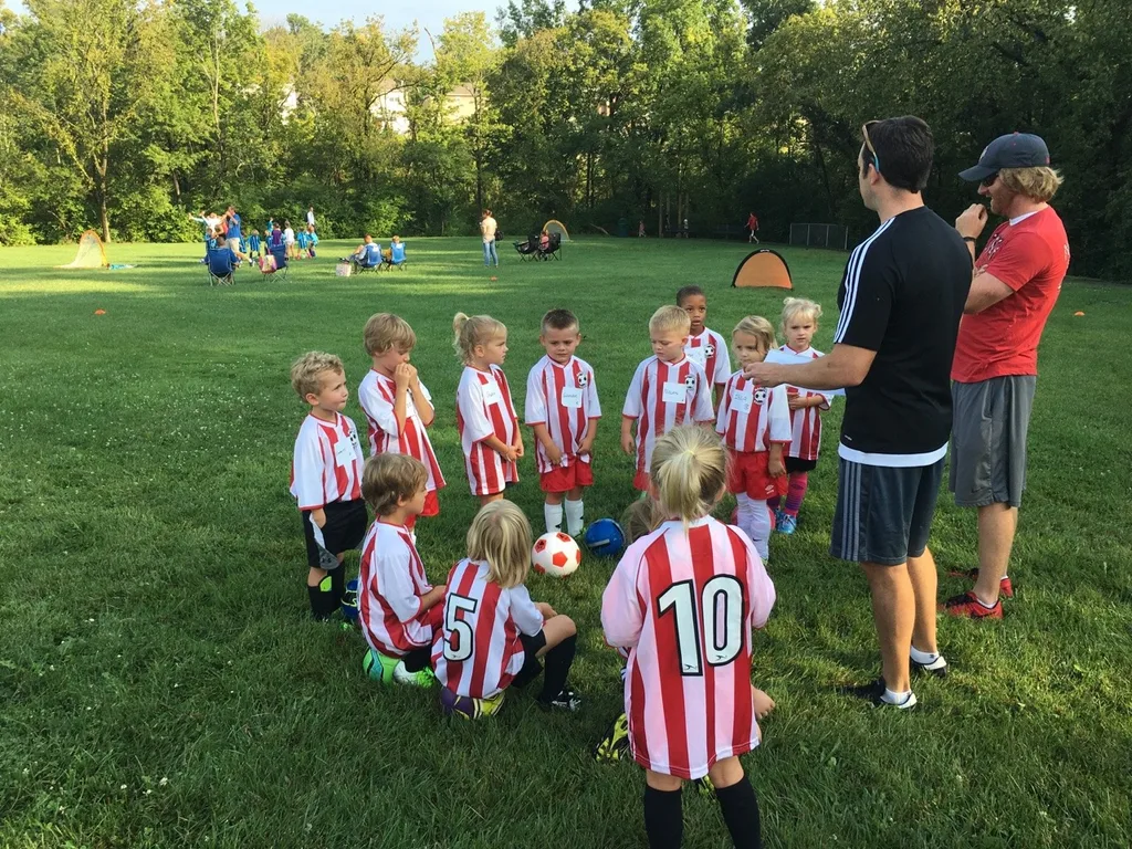 Gwen and Josie were both so excited about their first soccer practice of the season. They both did great! Josie was a surprisingly aggressive offender.