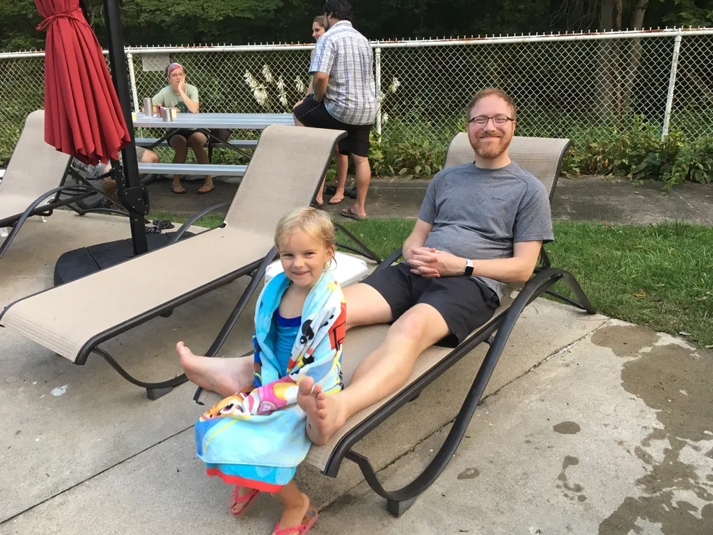 The water was freezing, but still we swam, devoured delicious pizza and ice cream, and had a great last hurrah at the pool.