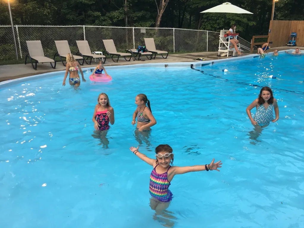 The water was freezing, but still we swam, devoured delicious pizza and ice cream, and had a great last hurrah at the pool.