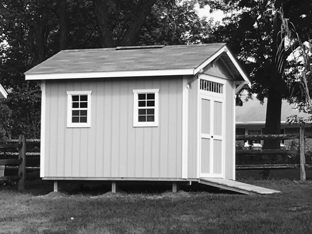 Now that we have finished painting and moved in the lawn equipment, we can finally say - it’s done! We’re so happy with how our shed turned out!