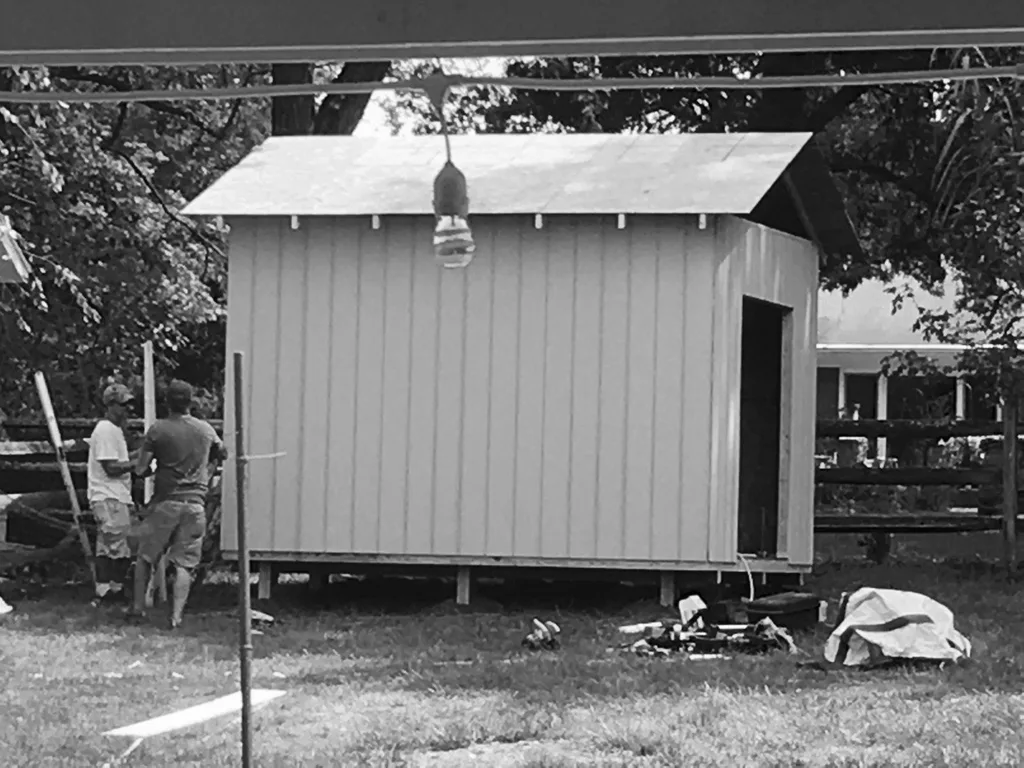 Now that we have finished painting and moved in the lawn equipment, we can finally say - it’s done! We’re so happy with how our shed turned out!