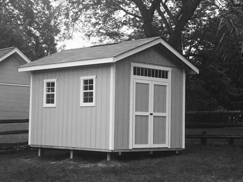 Now that we have finished painting and moved in the lawn equipment, we can finally say - it’s done! We’re so happy with how our shed turned out!