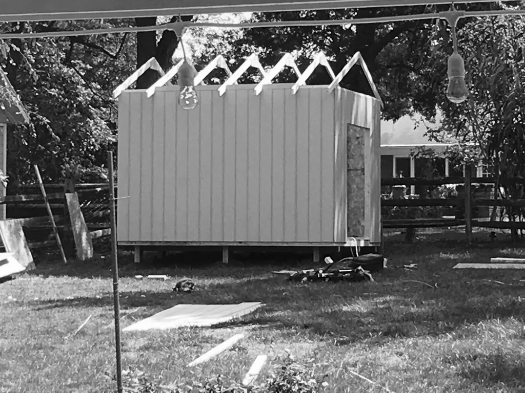 Now that we have finished painting and moved in the lawn equipment, we can finally say - it’s done! We’re so happy with how our shed turned out!