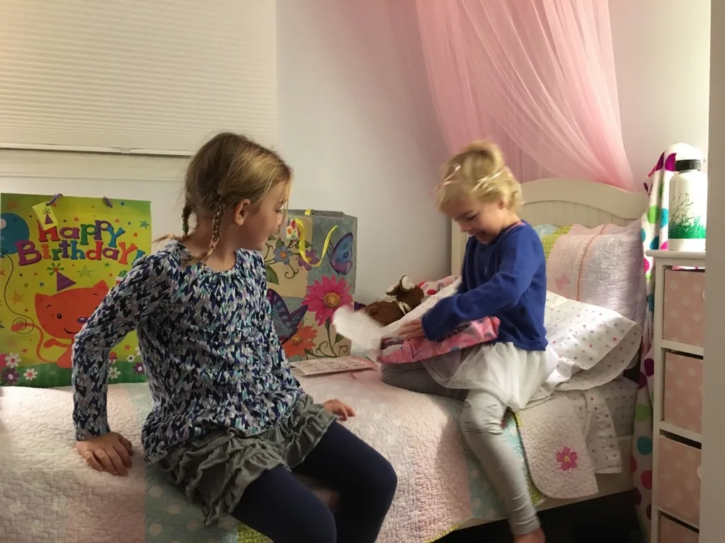 Five started with presents and ended with dinner at Dewey’s!