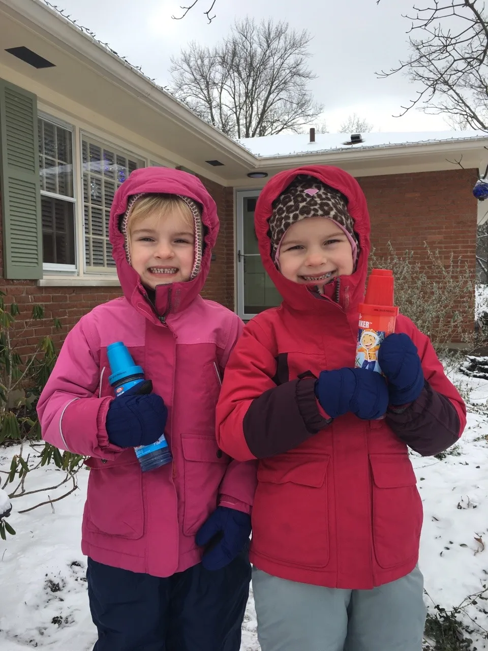 Brrr! Today was cold and snowy, but we made the most of it!