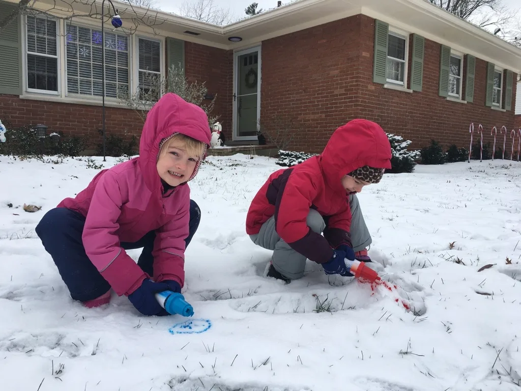 Brrr! Today was cold and snowy, but we made the most of it!