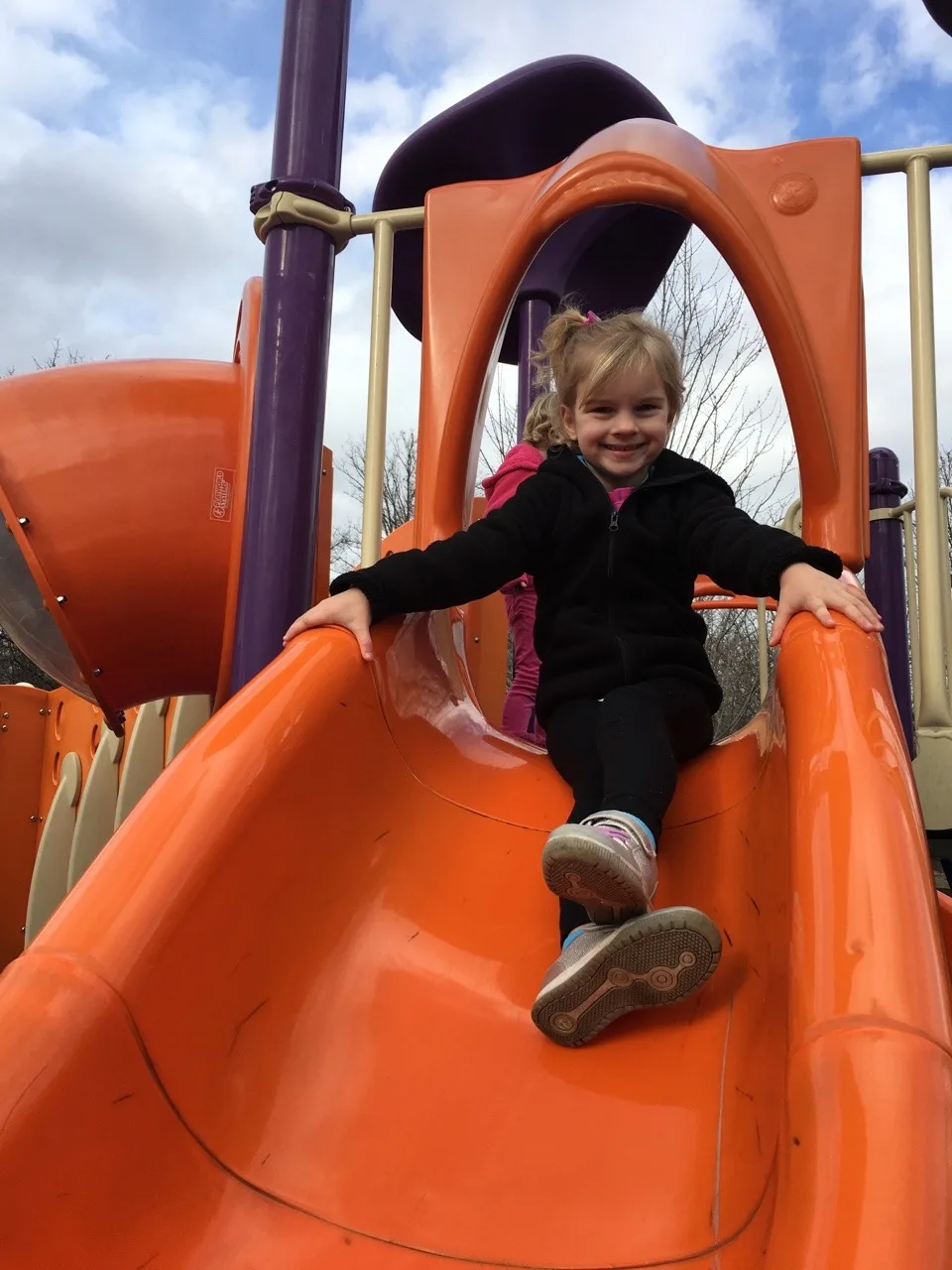 We enjoyed today’s 60 degree heatwave at the “best park ever!”