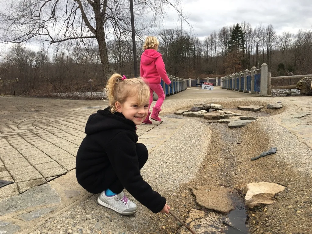 We enjoyed today’s 60 degree heatwave at the “best park ever!”