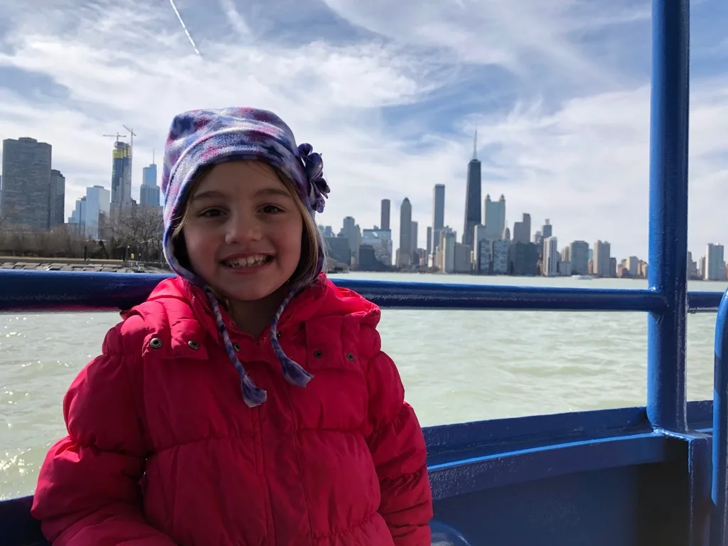 We also loved riding the free trolley to Navy Pier, taking a crazy high ride on the ferris wheel, and cruising around Lake Michigan. Some sister time walking from the Magnificent Mile to the Bean was fun too. John and the girls enjoyed their Chipotle picnic.