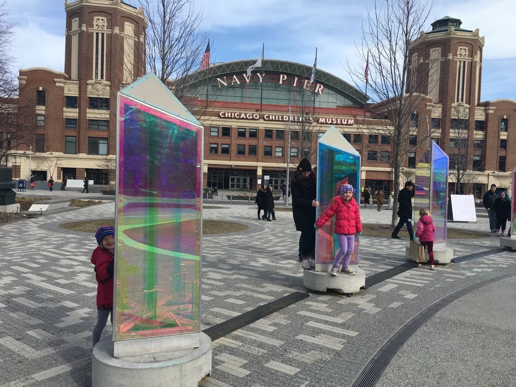 We also loved riding the free trolley to Navy Pier, taking a crazy high ride on the ferris wheel, and cruising around Lake Michigan. Some sister time walking from the Magnificent Mile to the Bean was fun too. John and the girls enjoyed their Chipotle picnic.