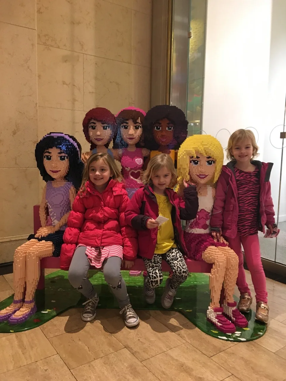 The most liked part of our morning walk along the Magnificent Mile was the stop at Dylan’s Candy Bar.