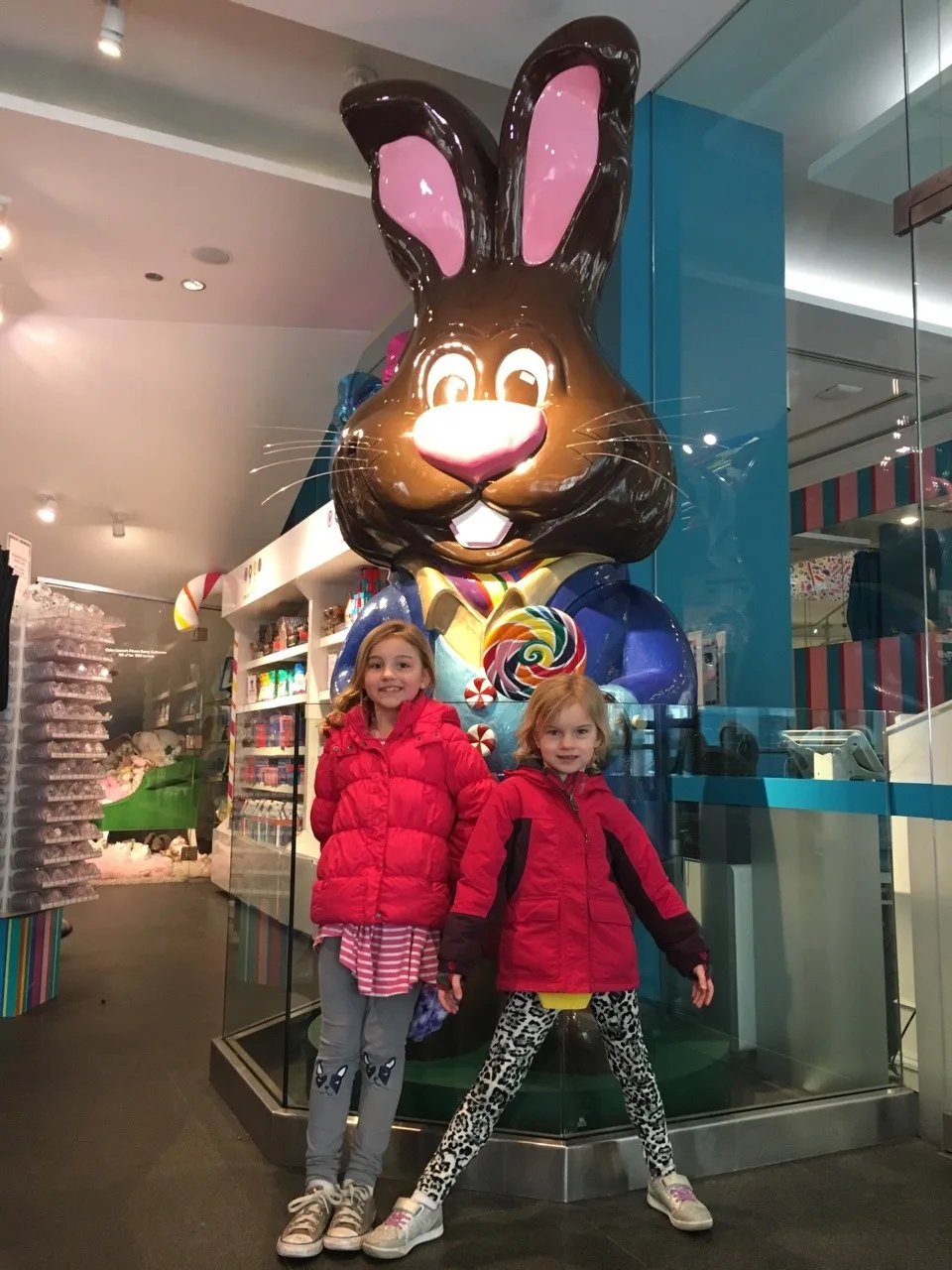 The most liked part of our morning walk along the Magnificent Mile was the stop at Dylan’s Candy Bar.