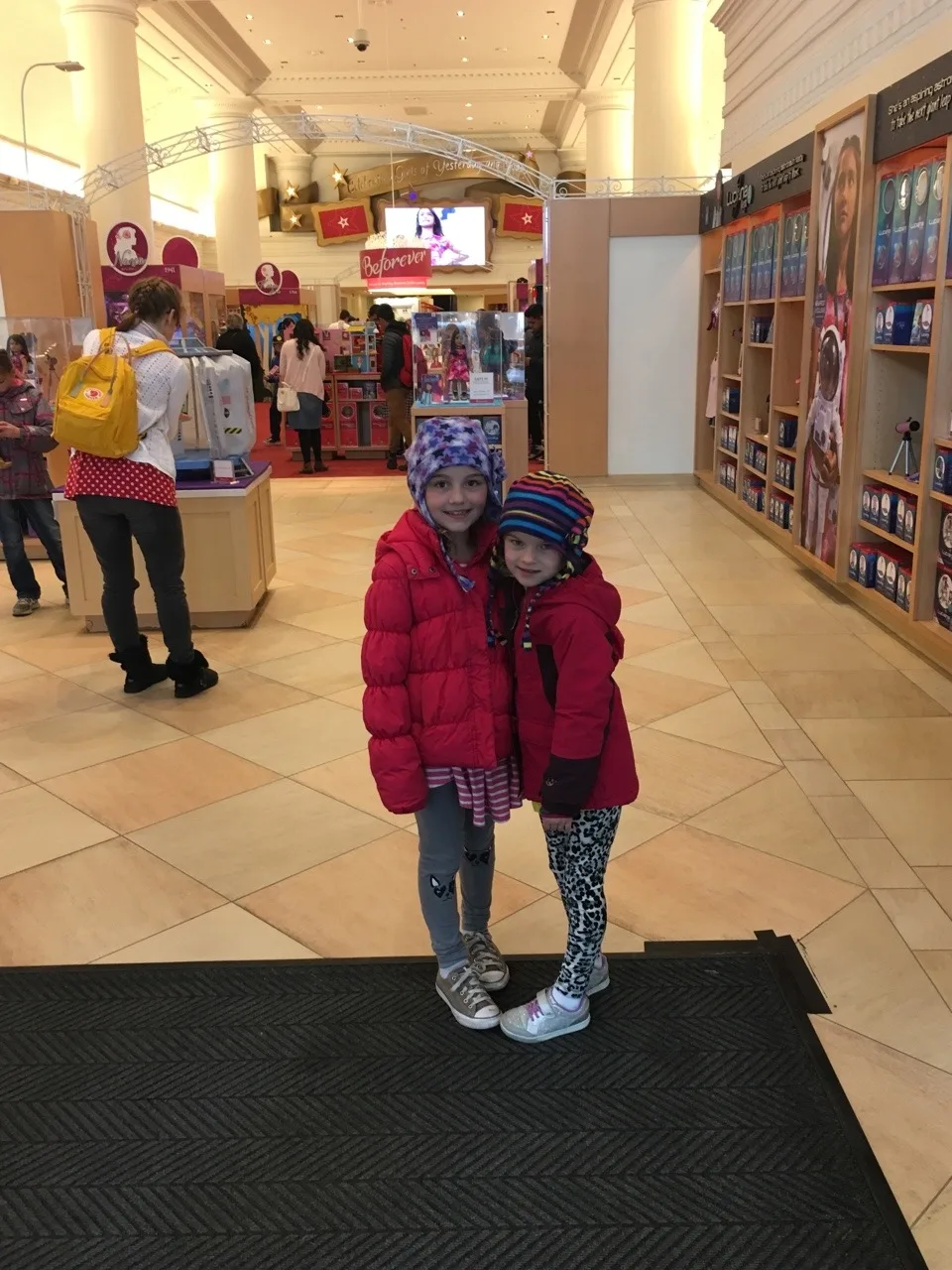 The most liked part of our morning walk along the Magnificent Mile was the stop at Dylan’s Candy Bar.