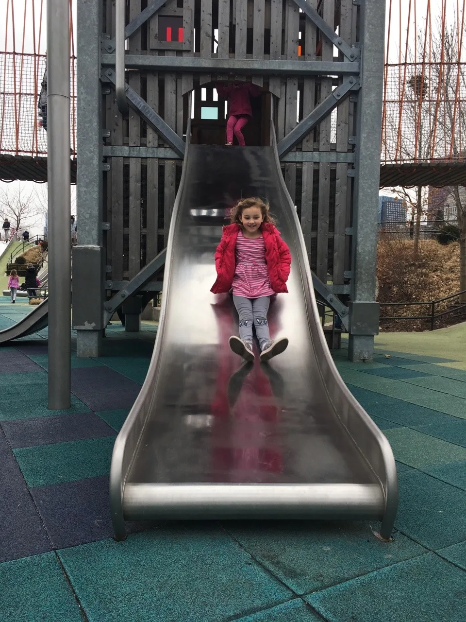 The smiles on their faces while playing at Maggie Daley Park were priceless.