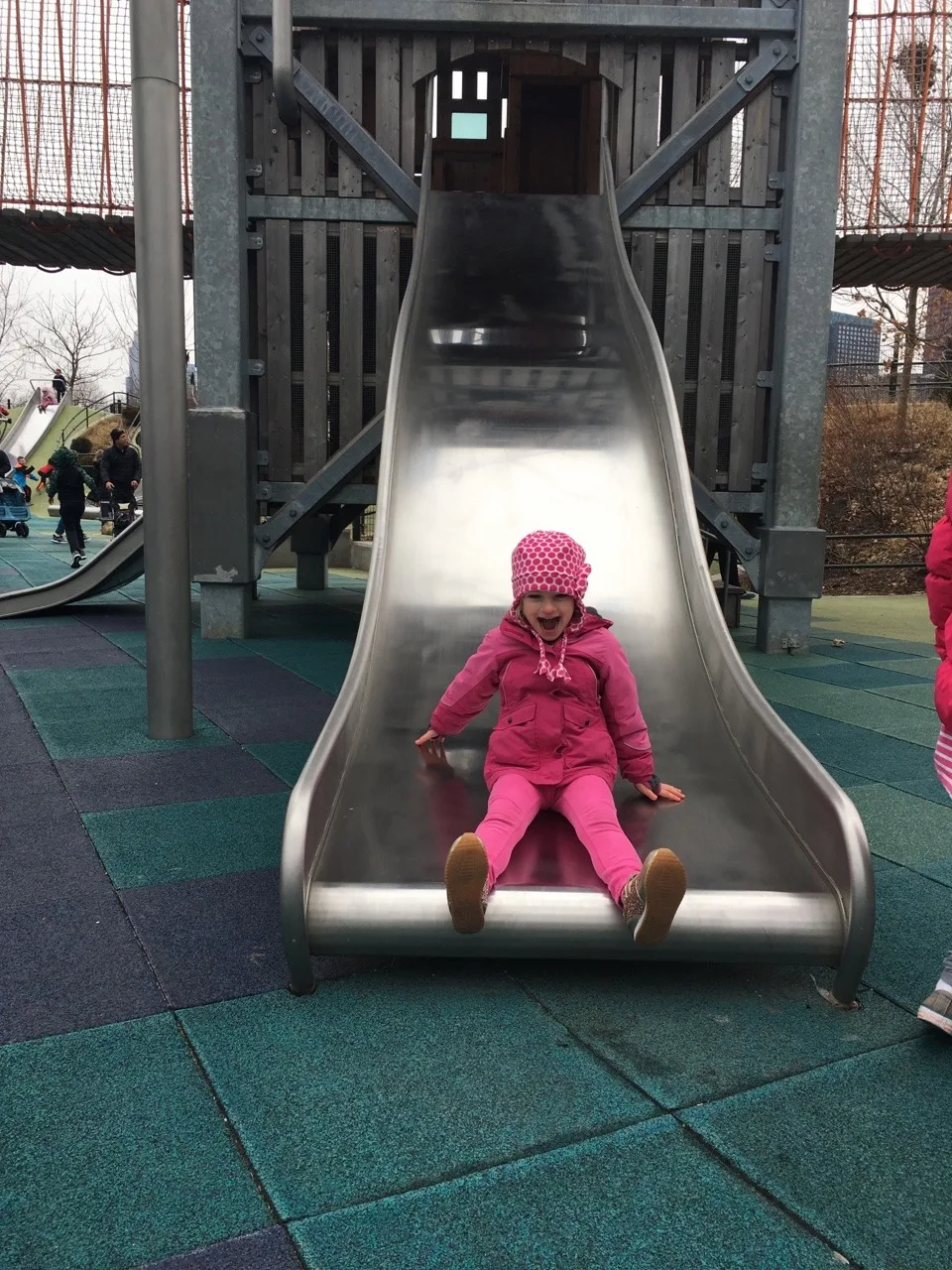 The smiles on their faces while playing at Maggie Daley Park were priceless.
