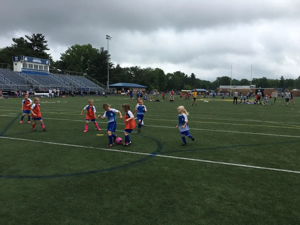 Last soccer game of the season was a tie, and Abby scored a goal!
