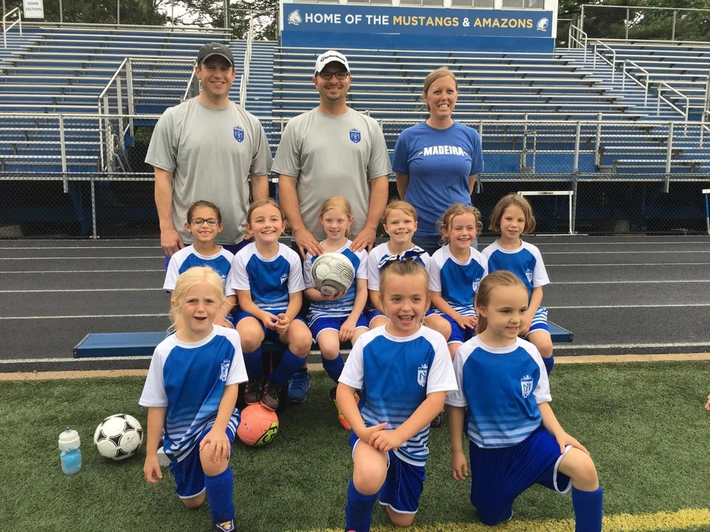 Last soccer game of the season was a tie, and Abby scored a goal!