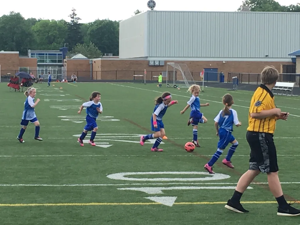 Another final game of the season. This one was particularly fun, and not just because of the storm at the end. Their team played the same team that they played for their first game of the season. This time they understood how to play and only lost by three points. It was a fun one to watch!