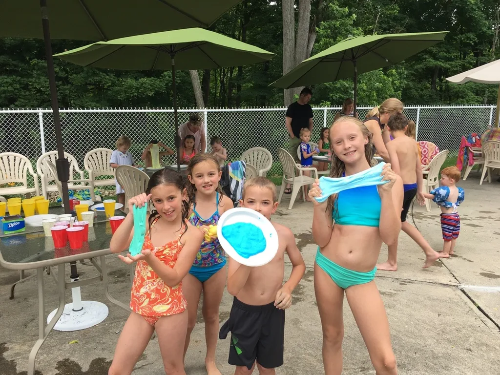 Galaxy slime, water balloons, a snack, and friends - our first KHCC Kids Club was a success!