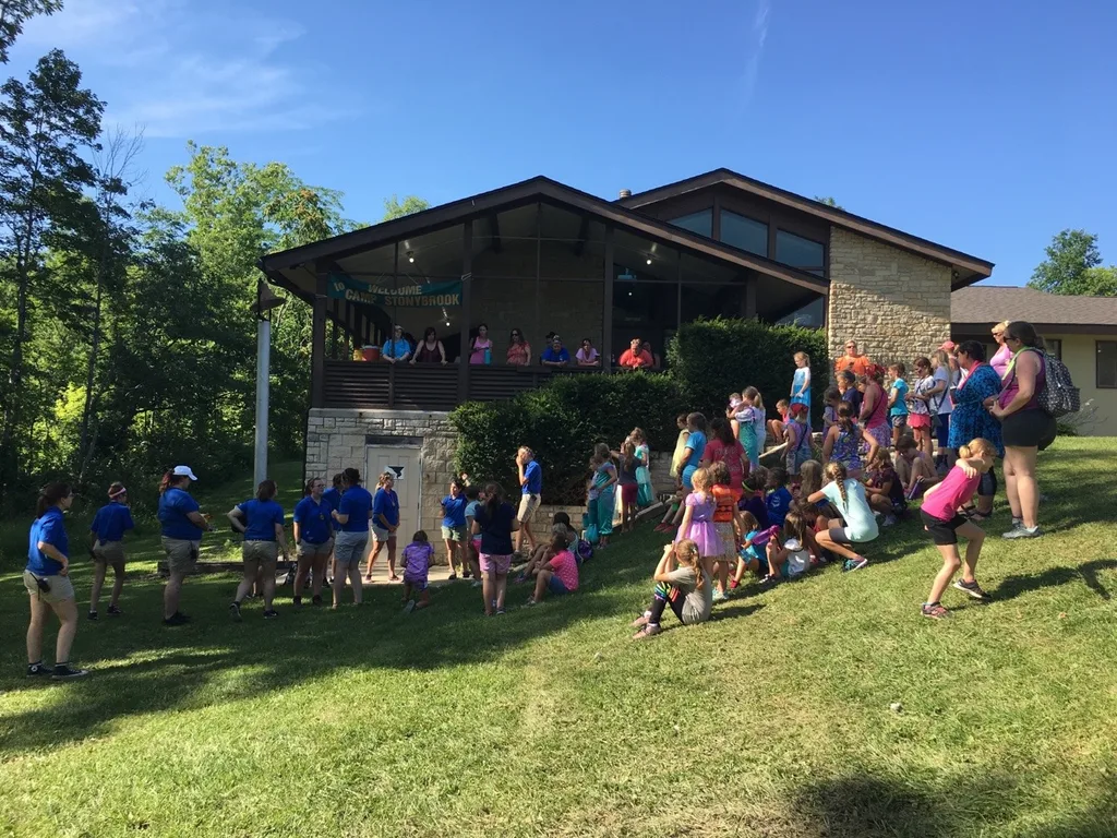 What a fun experience! Our Girl Scout troop had a blast at the Troop Adventure Camp sampler at Camp Stonybrook. They made a craft, hiked, played in the creek at the clay wall, swam, sang camp songs, made s’mores, created and performed a skit, played games, and some even stayed over night for even more fun. Sounds like they’re already making plans for us to do it again next year!