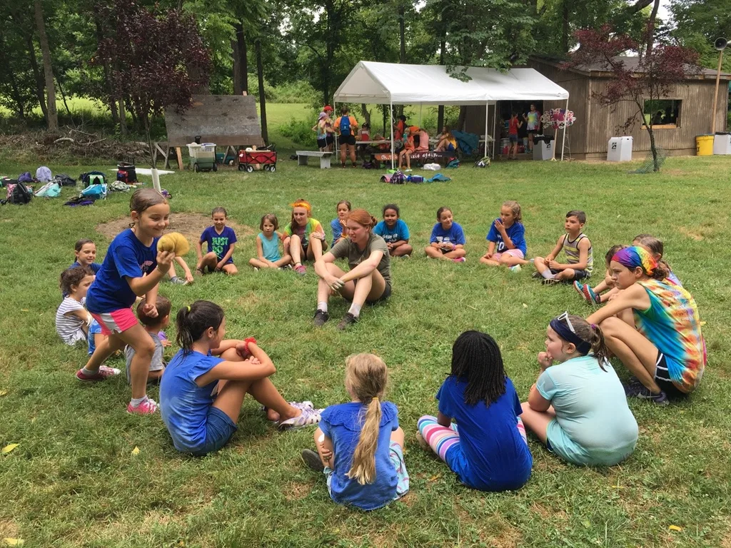 Girl Scout camp at French Park day 1. The girls were enthusiastic, and the weather was agreeable - a recipe for success! We hiked, spent time in the creek, started our nature crafts by creating a nature notebook, decorated bandanas (an important camp accessory), designed a “thought bubble” to represent our unit at camp, played drip drip drench, learned some camp games and songs, and more! Whew!