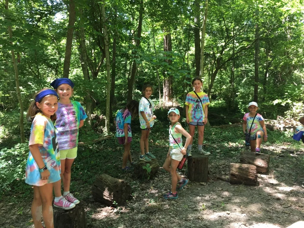 We had another good day at Girl Scout camp! In addition to hiking and creeking, the girls showed off their storytelling and drawing skills for our all-camp comic, added to their nature notebooks, learned fun Girl Scout games from the Red Unit, tie-dyed t-shirts, played drip drip drench, sang songs to the Pixies, and more!