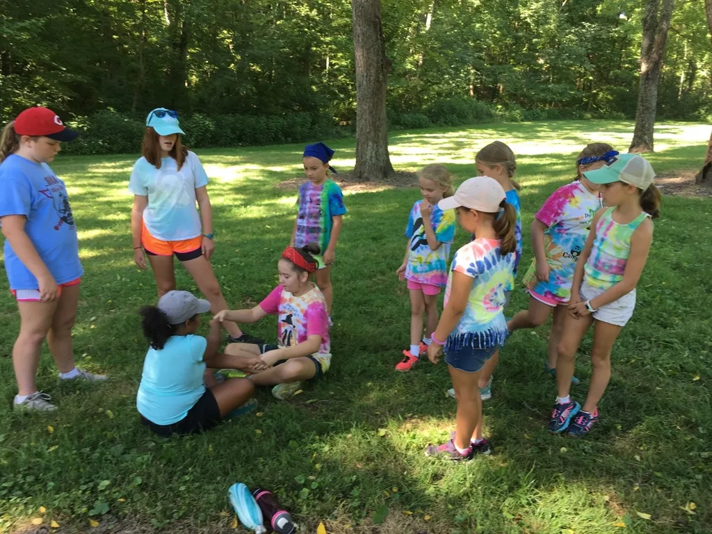 We had another good day at Girl Scout camp! In addition to hiking and creeking, the girls showed off their storytelling and drawing skills for our all-camp comic, added to their nature notebooks, learned fun Girl Scout games from the Red Unit, tie-dyed t-shirts, played drip drip drench, sang songs to the Pixies, and more!