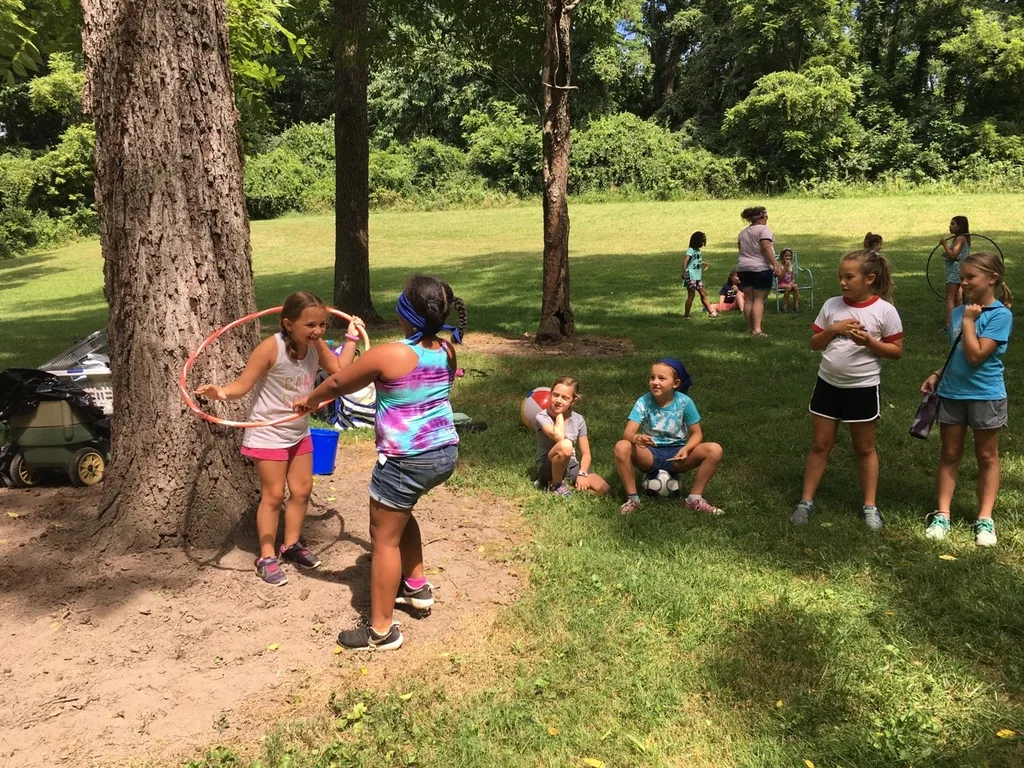 The word of the morning for day four of Girl Scout camp was games! The girls invented a new sport, changed the rules for games, and created new party games - all to earn their Making Games badge. They rounded out the day by making sun prints, creating photo frames, and playing drip drip drench.