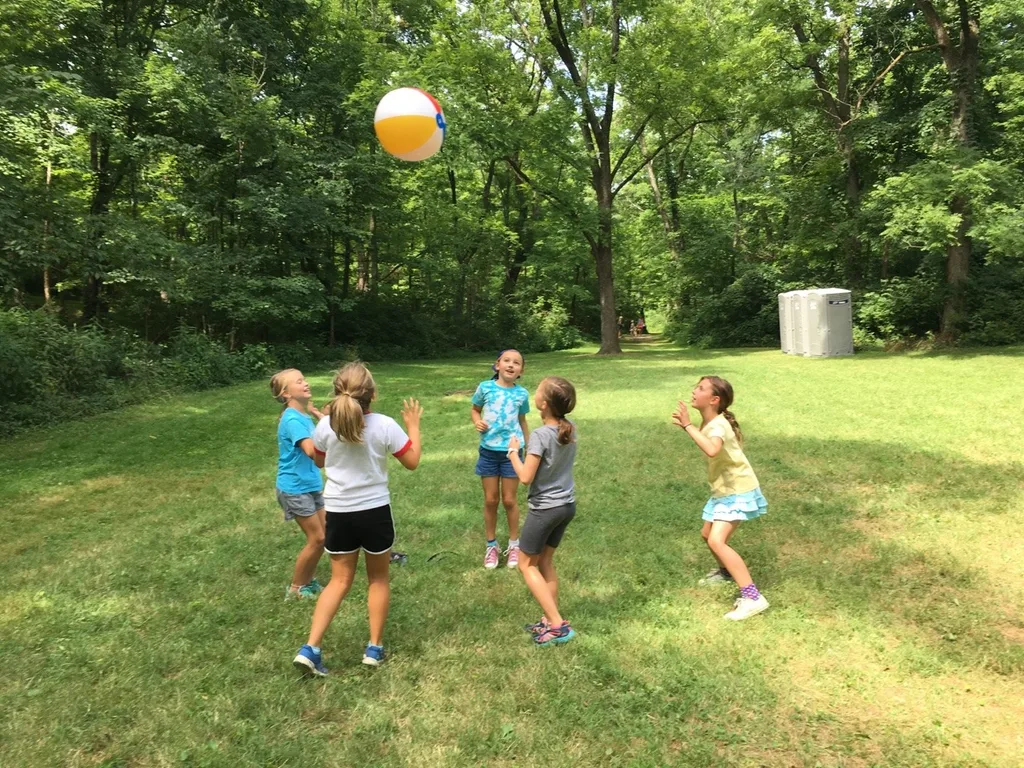 The word of the morning for day four of Girl Scout camp was games! The girls invented a new sport, changed the rules for games, and created new party games - all to earn their Making Games badge. They rounded out the day by making sun prints, creating photo frames, and playing drip drip drench.