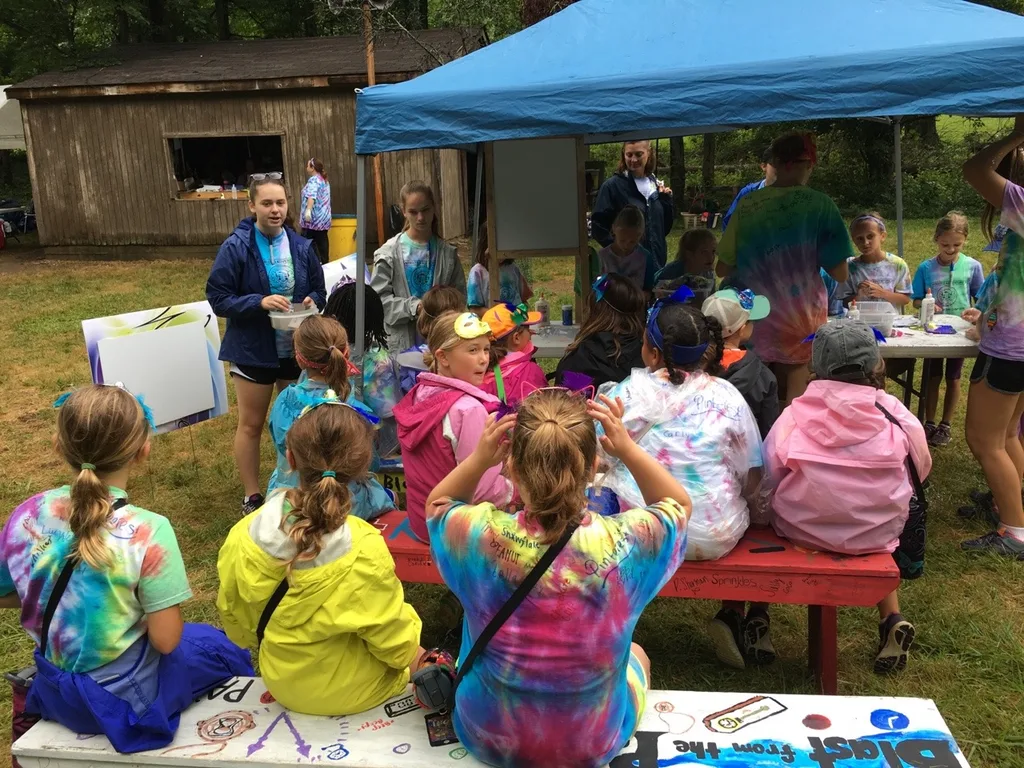 The last day at camp was a wet one! We spent some time in vans and were dismissed early, but they still had fun crafting, getting their faces painted, eating snow cones, making masks, and playing pictionary.