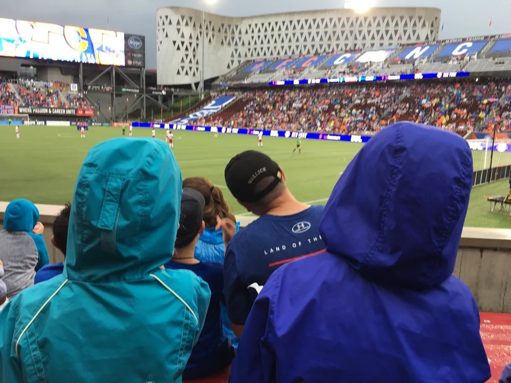 Even though it rained on us, we still enjoyed our first FC Cincinnati game - especially since they won 2-1!