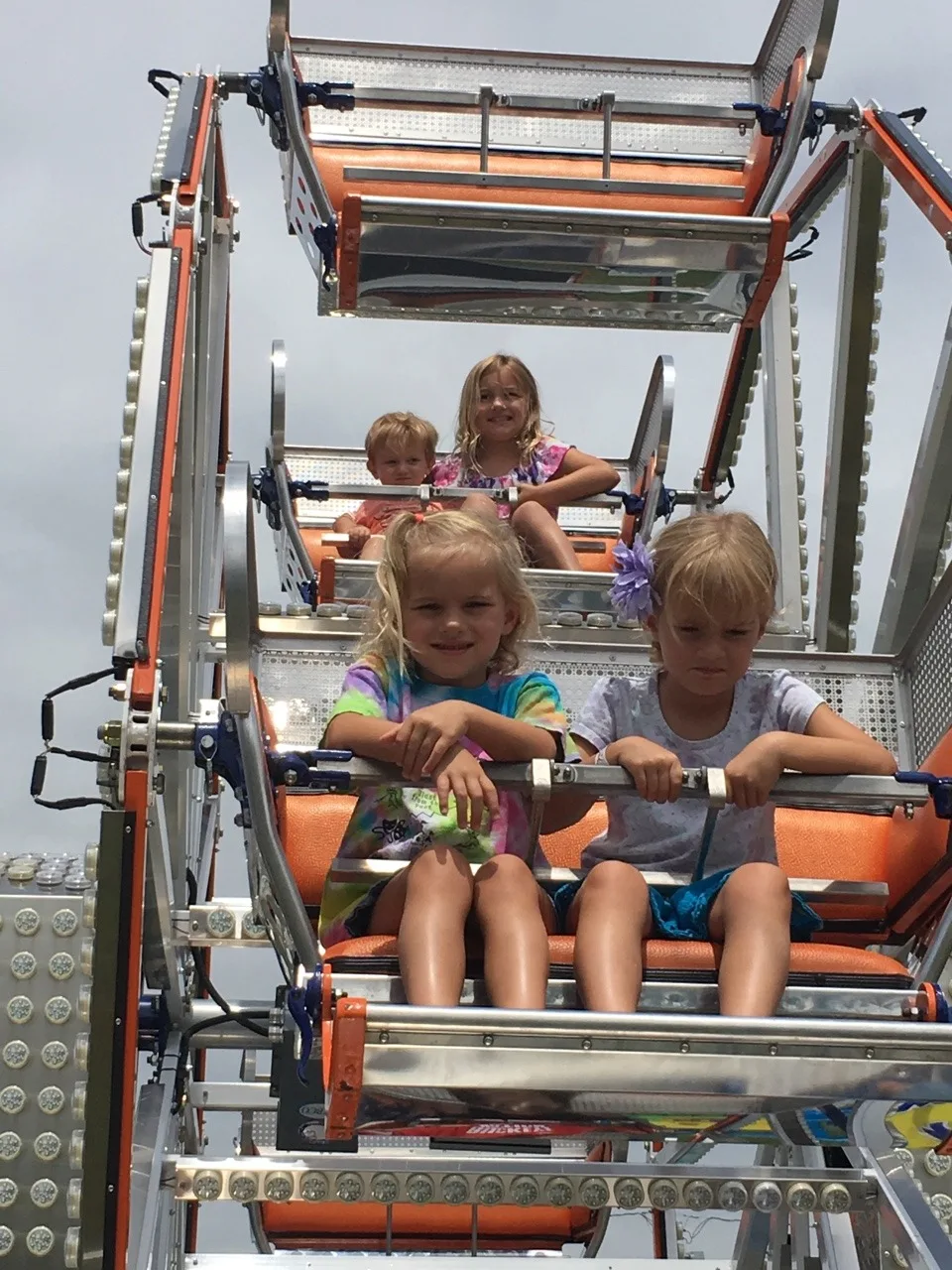 These “some pig” fans enjoyed their first time at a fair.