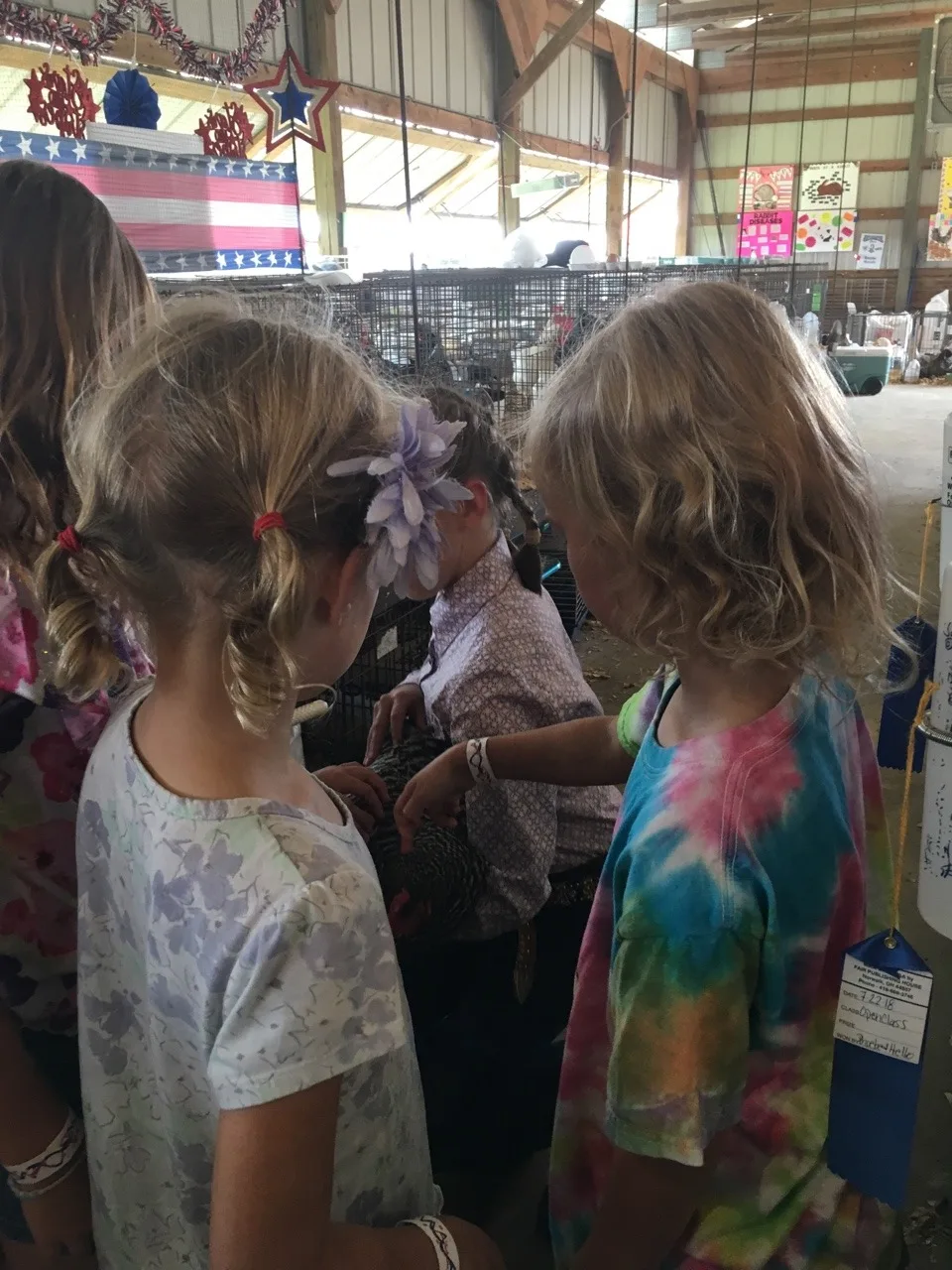 These “some pig” fans enjoyed their first time at a fair.