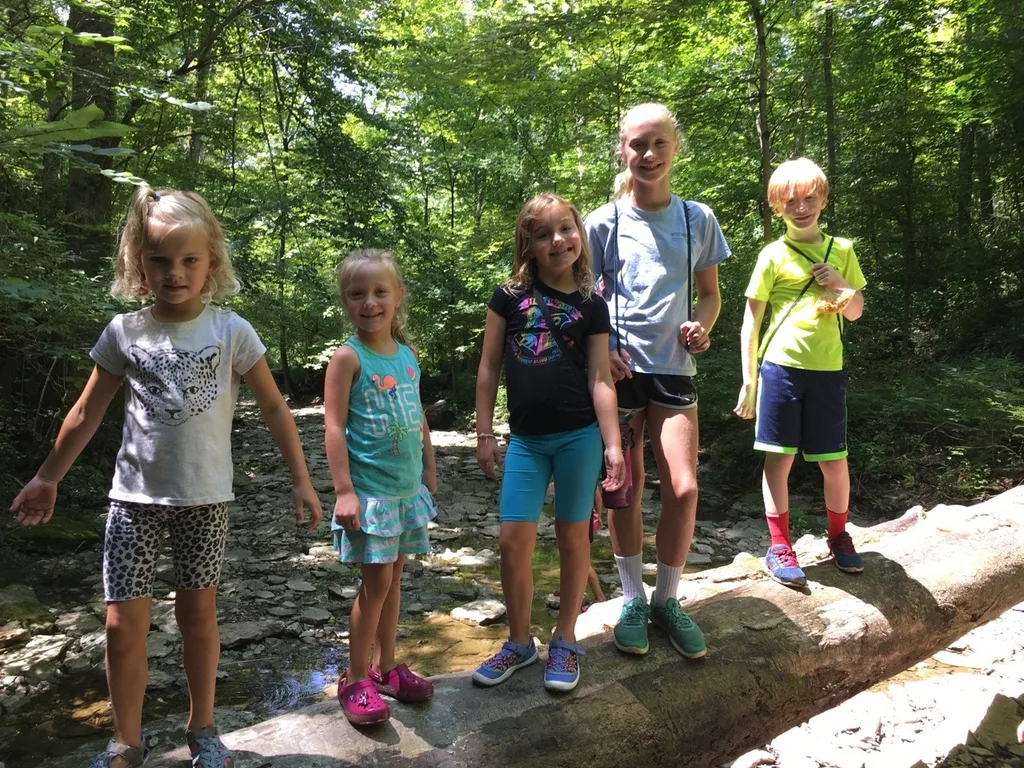 Gwen declared that our hike at French Park today was her “most favorite playgroup ever!”