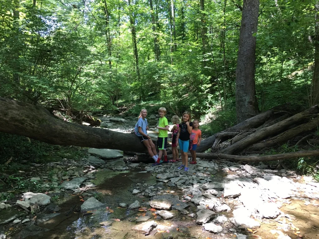 Gwen declared that our hike at French Park today was her “most favorite playgroup ever!”