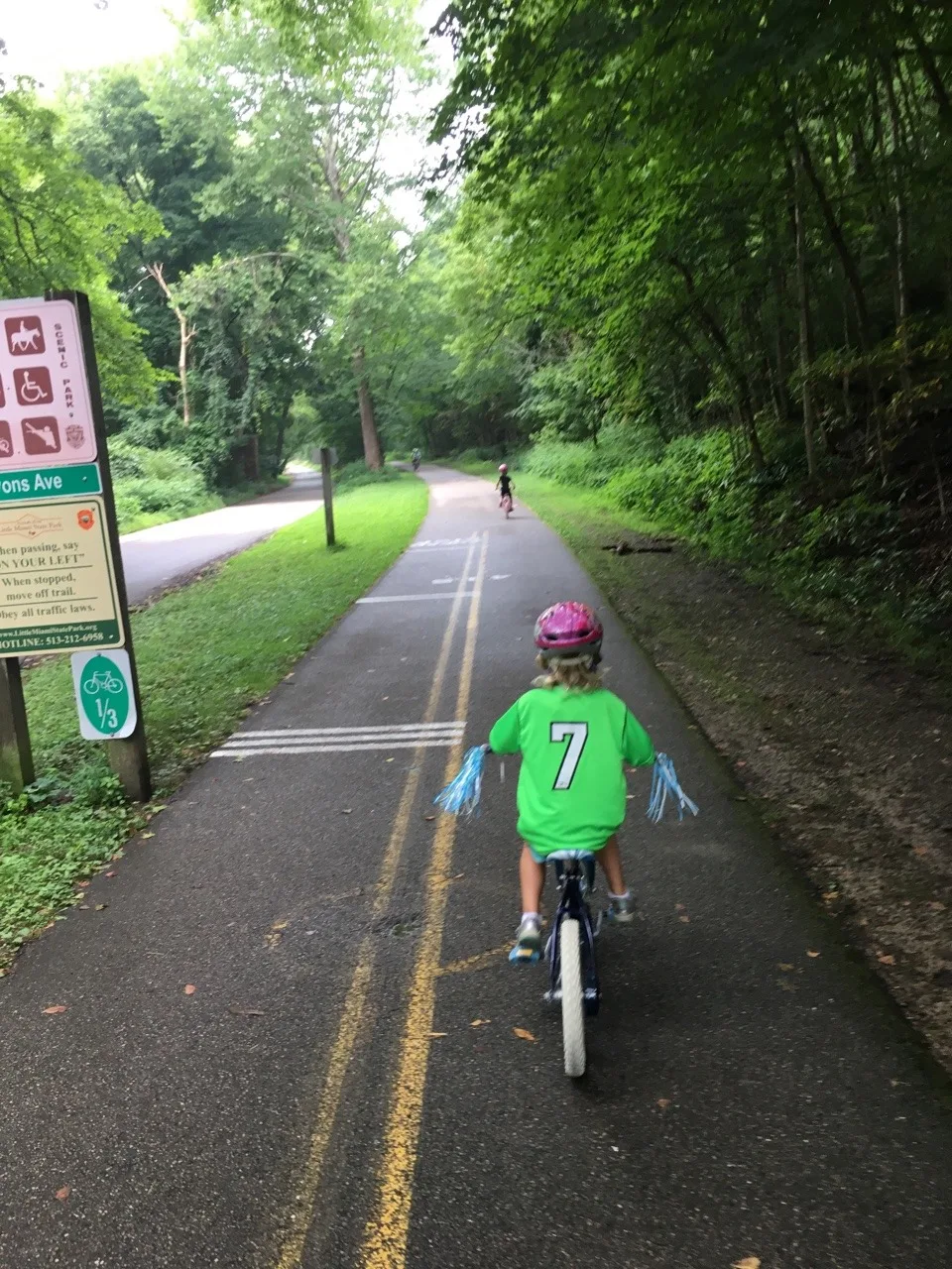 Gwen and Josie’s first time riding on the Loveland Bike Trail!